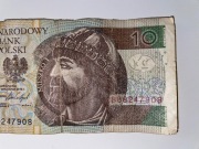 10 zł seria BB stan dobry +