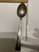 lyżka 21cm kolekcjonerska w srebrze AWS WELLNER słoń 100  50 stara