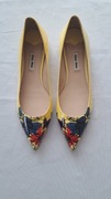 Buty baleriny MIU MIU * skórzane * NOWE