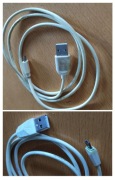 kabel USB z końcówkami USB-A oraz Micro USB standardowy 