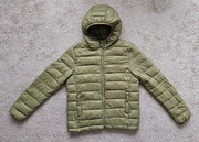 Oliwkowa przejściowa lekka kurtka pikowana Pull & Bear rozm. M/38