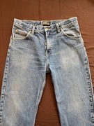 LEE jeansy VINTAGE z prostą nogawką męskie Brooklyn niebieskie W33 L30