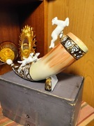 Porcelanowy Róg Obfitości Mysliwstwo Ochota Pieski