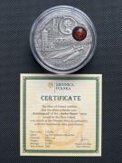 Srebrna moneta Szlak bursztynowy Kaliningrad Niue Island 1 dolar