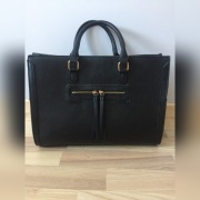 MODNA CZARNA TORBA STRADIVARIUS