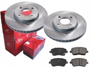 Tarcze i klocki przód TRW NISSAN MICRA IV 1.2 DIG-S