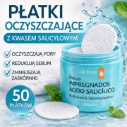 Płatki oczyszczające z kwasem salicylowym 50 szt Deliplus 