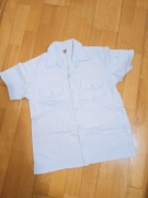 Koszula r. 152 chłopięca błękitna