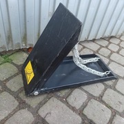 Klin pod koło do traktora przyczepy Tira składany masywny jak nowy