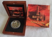 Ukraina 2023 Bitwa o Azovstal uncja srebra 1 oz Ag 999