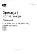 Instrukcja obsługi  Caterpillar CAT 422 E, CAT 428 E, CAT 432 E  PL
