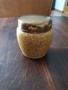 Stary ceramiczny pojemnik na papierosy lata 50-te