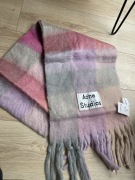 Szal ACNE Studios nowy piękna kolorowa  krata okazja!!