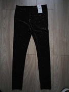Spodnie, legginsy brokatowe. Sinsay, rozm. 158. Z metką.