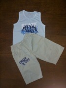 Chłopięcy komplet spodenki plus bluzka