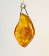 Wisiorek z bursztynu