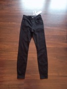 Czarne jeansy Amisu 34 damskie nowe
