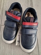 Skórzane sneakersy granatowe chłopięce