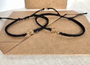 Bransoletki dla par obrączki złote damska męska on