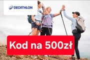 Kod wartościowy DECATHLON 500zł voucher e-karta podarunkowa
