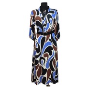 Szmizjerka 100% Wiskoza Midi Rozkloszowana Gumka w talii 42/44