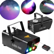 PROFESJONALNA MASZYNA DO DYMU RGB LED 500W DYMIARKA GENERATOR DYMU