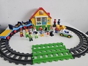 Playmobil - Dworzec Kolejka Pociąg zestaw figurki