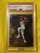 2019-20 SELECT #21 KNICKS RJ Barrett RC Concourse PSA10