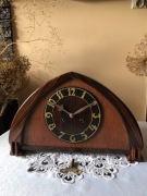 Zegar FMS MAUTHE ok.1930 amsterdamskie art deco okazały loft