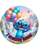 Opłatek na tort Stitch dowolny napis 