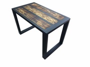 STÓŁ 200x90  metalowy stalowy drewniany blat LOFT