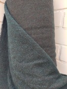 Tkanina wełna włoska boucle zieleń morska KUPON 5 MB