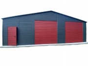 Hala 12x8 Brama 2.70 konstrukcja stalowa, profil ocynk