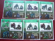 Komory 2009 MNH Fauna Zwierzęta Goryle