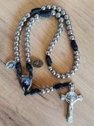 Różaniec paracord stal nierdzewna 10mm św. Józef Pdp