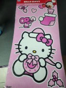 Naklejki ścienne Hello Kitty wielokrotnego użytku, wersja świąteczna. Nowe