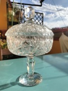 Bombonierka Pojemnik z kryształu z pokrywką nr01