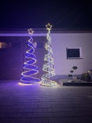 Choinka led metalowa 3D