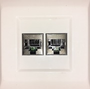 Gniazdo komputerowe podwójne GKP-28F5E 01 białe SCHNEIDER- ELDA Forum