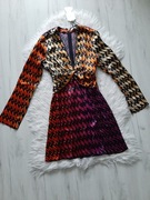 ZARA piękna krótka kolorowa sukienka XS 34