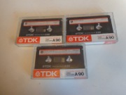 Kasety TDK A90 3szt.+1
