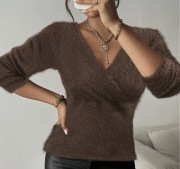 Cienki sweter M – miękki i stylowy! 