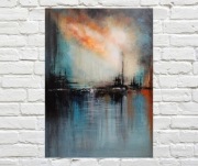 Obraz nowoczesny ręcznie malowany 80 x 60