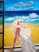 The Golden women obraz akrylowy na płótnie