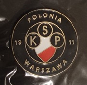 Polonia Warszawa pin duży 