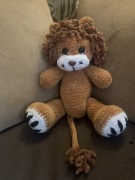 Lew na szydełku Hand made