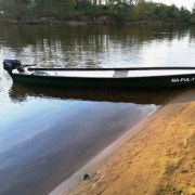 Łódka wędkarska +silnik TOHATSU 20 KM 