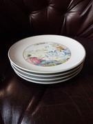 Talerze dla konesera Pillivuyt Limoges zestaw porcelana UNIKAT!