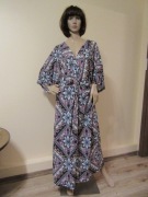 ULLA POPKEN długa sukienka we wzorek jak nowa plus size _ 50/52