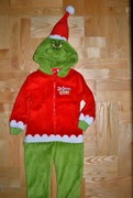 The Grinch strój przebranie piżama 4/5 Lat_104/110 cm